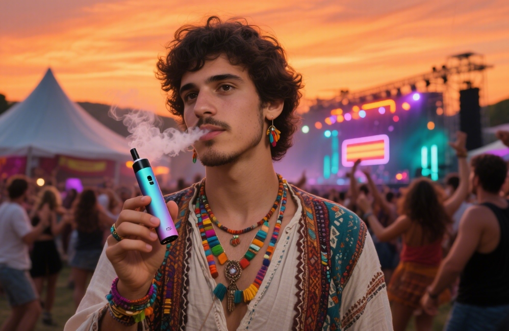 Vaping con Estilo y Buen Gusto en Festivales de Música