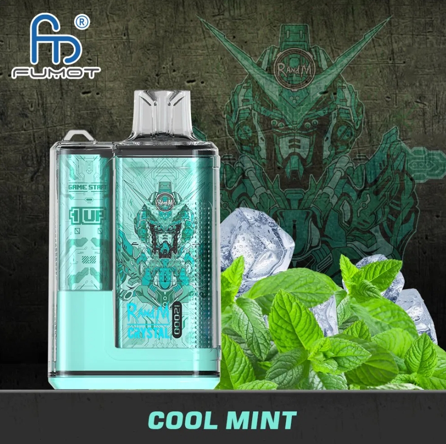 Fumot Crystal 12000 Puffs Vape - menta fresca: Una brisa refrescante en el mercado de vapeo de Costa Rica 2025