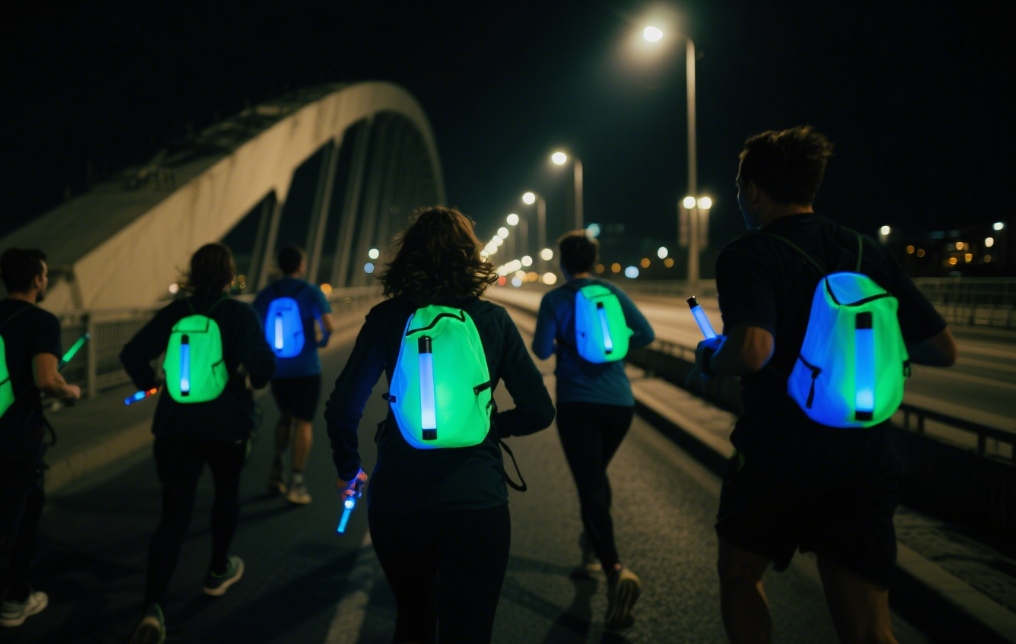 Vapeo Luminoso: La Revoluci&oacute;n Fluorescente que Acompa&ntilde;a a los Corredores Nocturnos